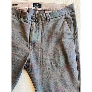 Scotch Soda Stuart Men's Stretch Chinos Floral Print Size 34W 32L